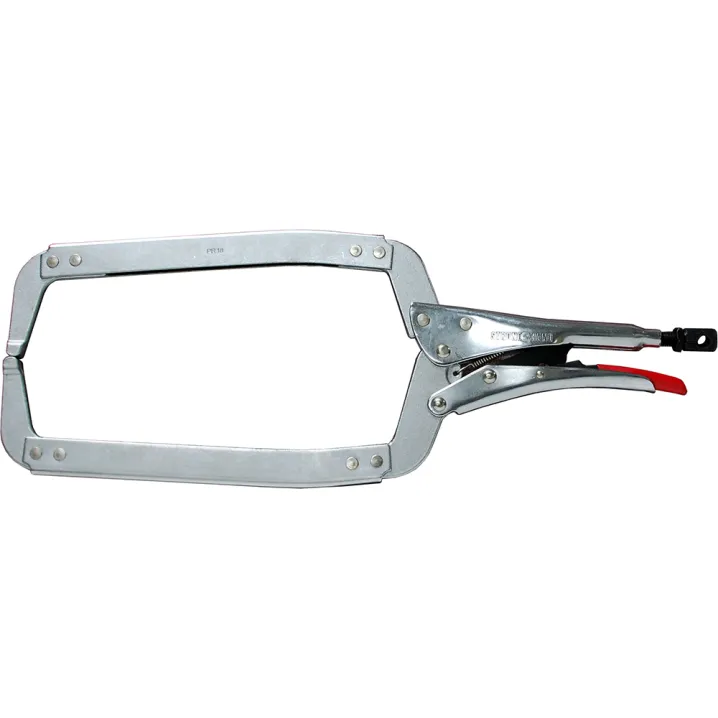Stronghand Locking C-Clamp (OAL 450mm Round Tip)